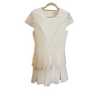 Gal Meets Glam Lace Tiered Dress Sz 10